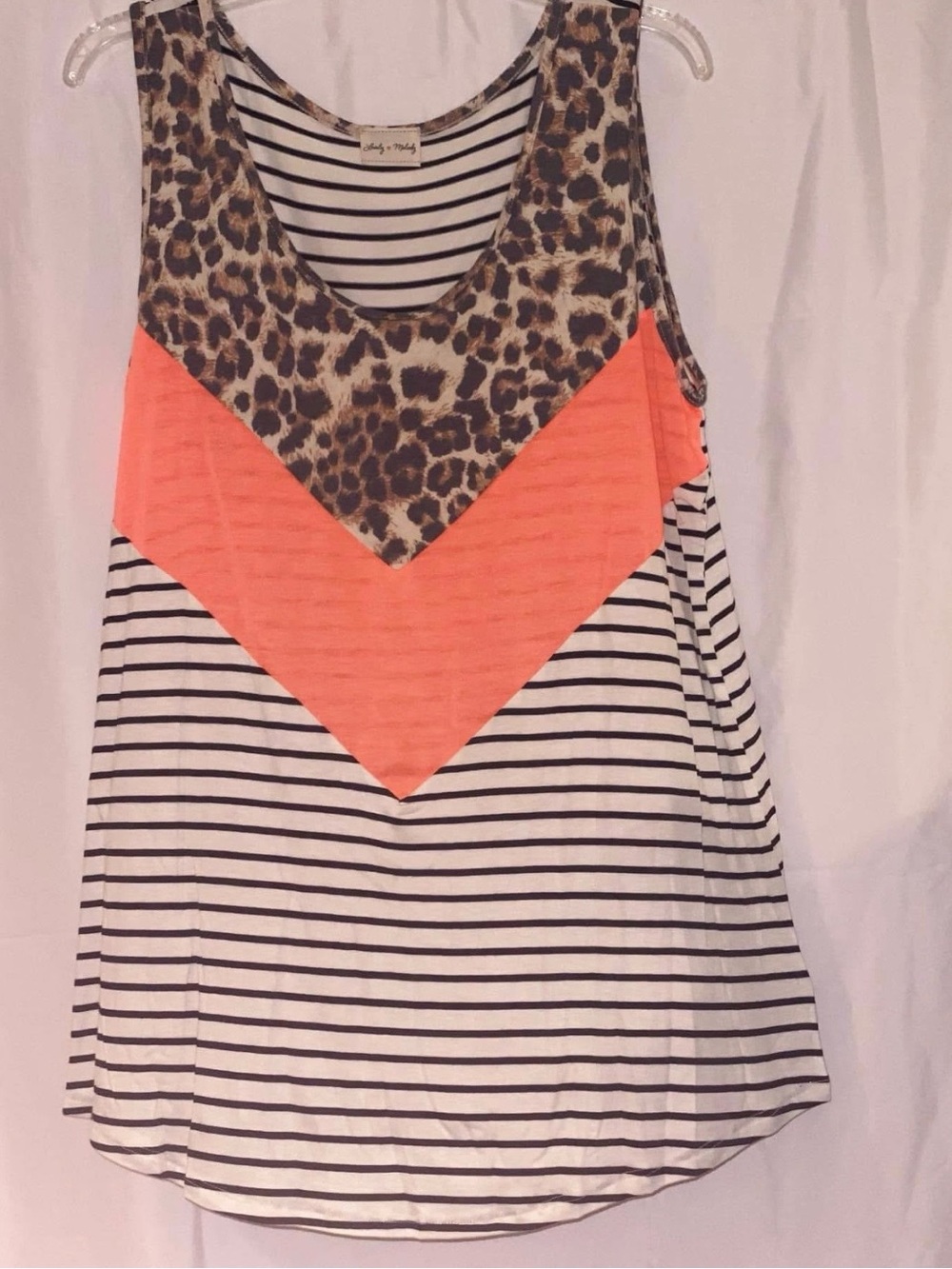 Lovely Melody Chevron Tank